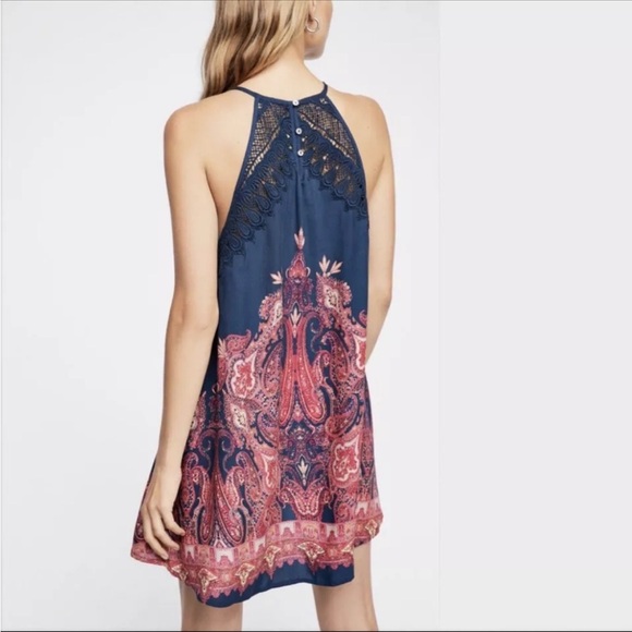 Free People Shea Printed Mini Dress - Picture 7 of 8